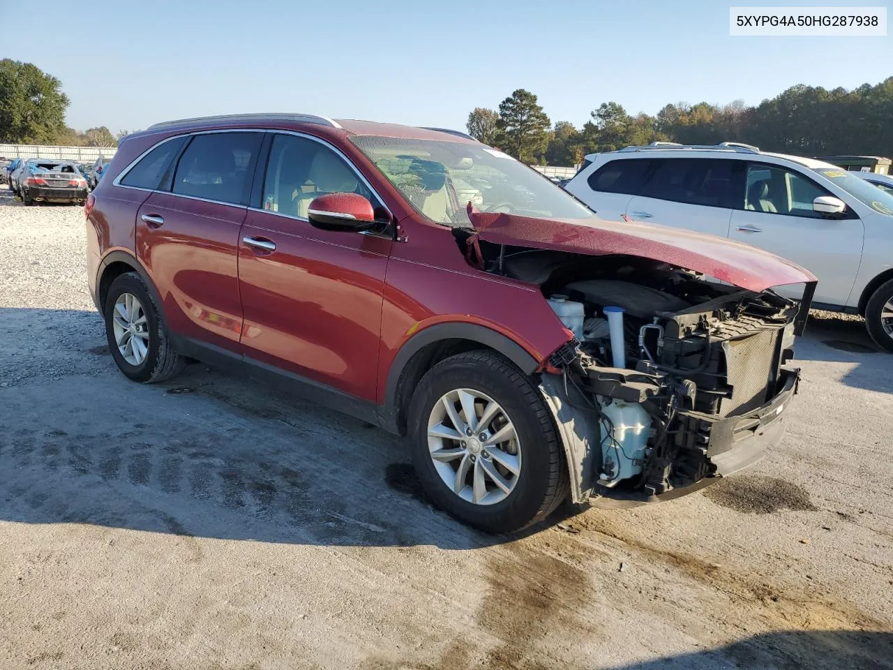 2017 Kia Sorento Lx VIN: 5XYPG4A50HG287938 Lot: 78179614