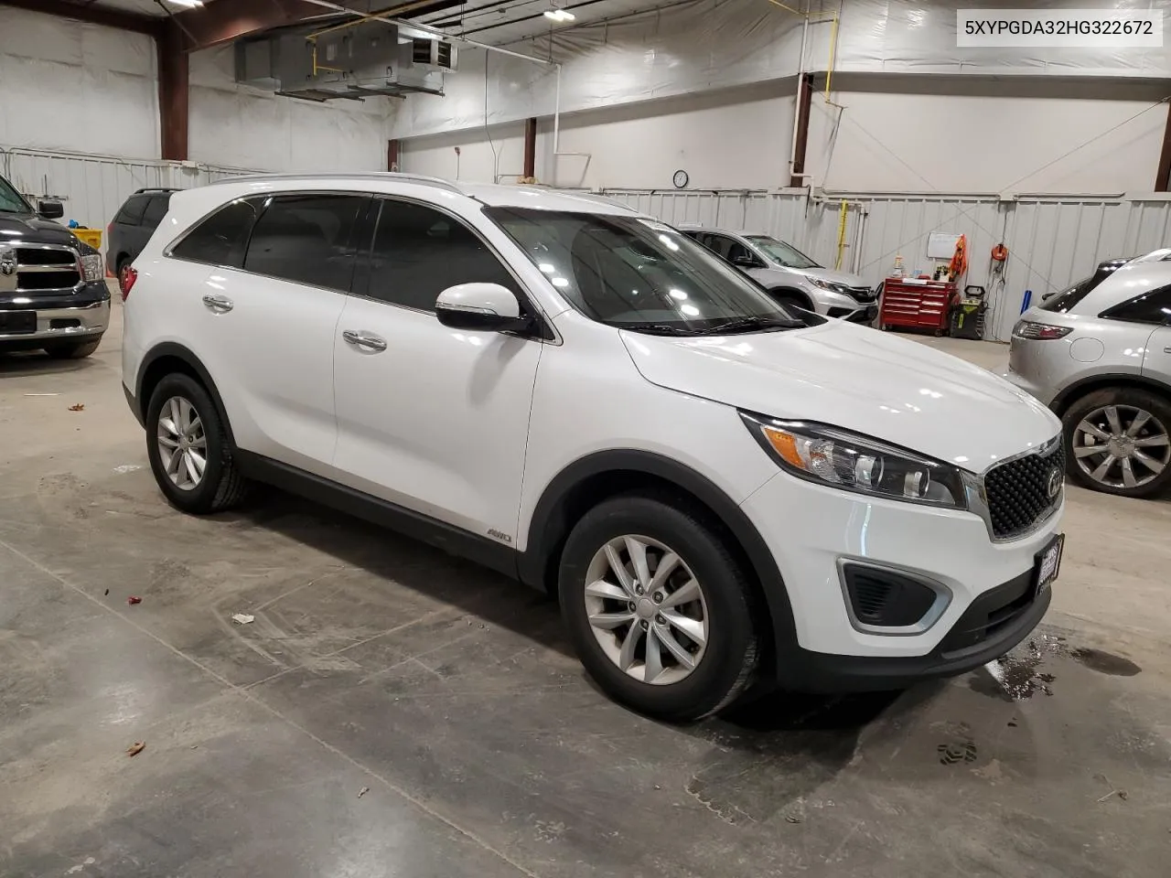 2017 Kia Sorento Lx VIN: 5XYPGDA32HG322672 Lot: 78395924