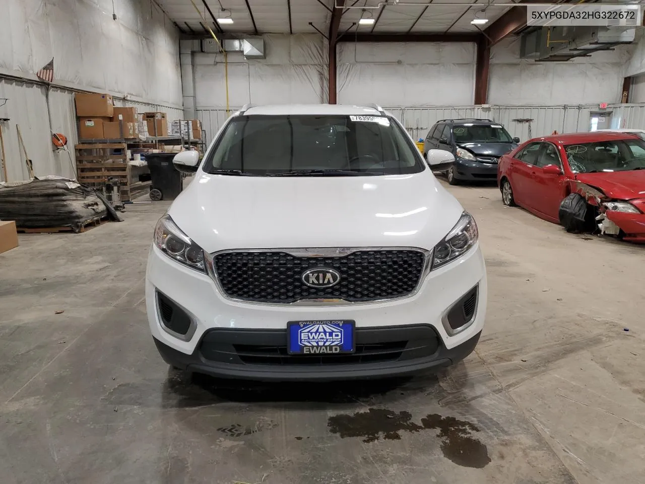 2017 Kia Sorento Lx VIN: 5XYPGDA32HG322672 Lot: 78395924