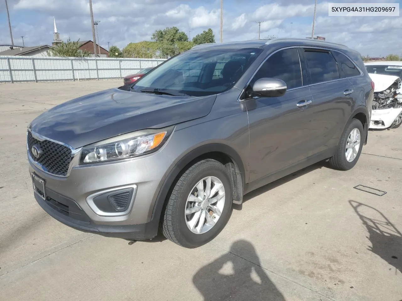 2017 Kia Sorento Lx VIN: 5XYPG4A31HG209697 Lot: 78405404