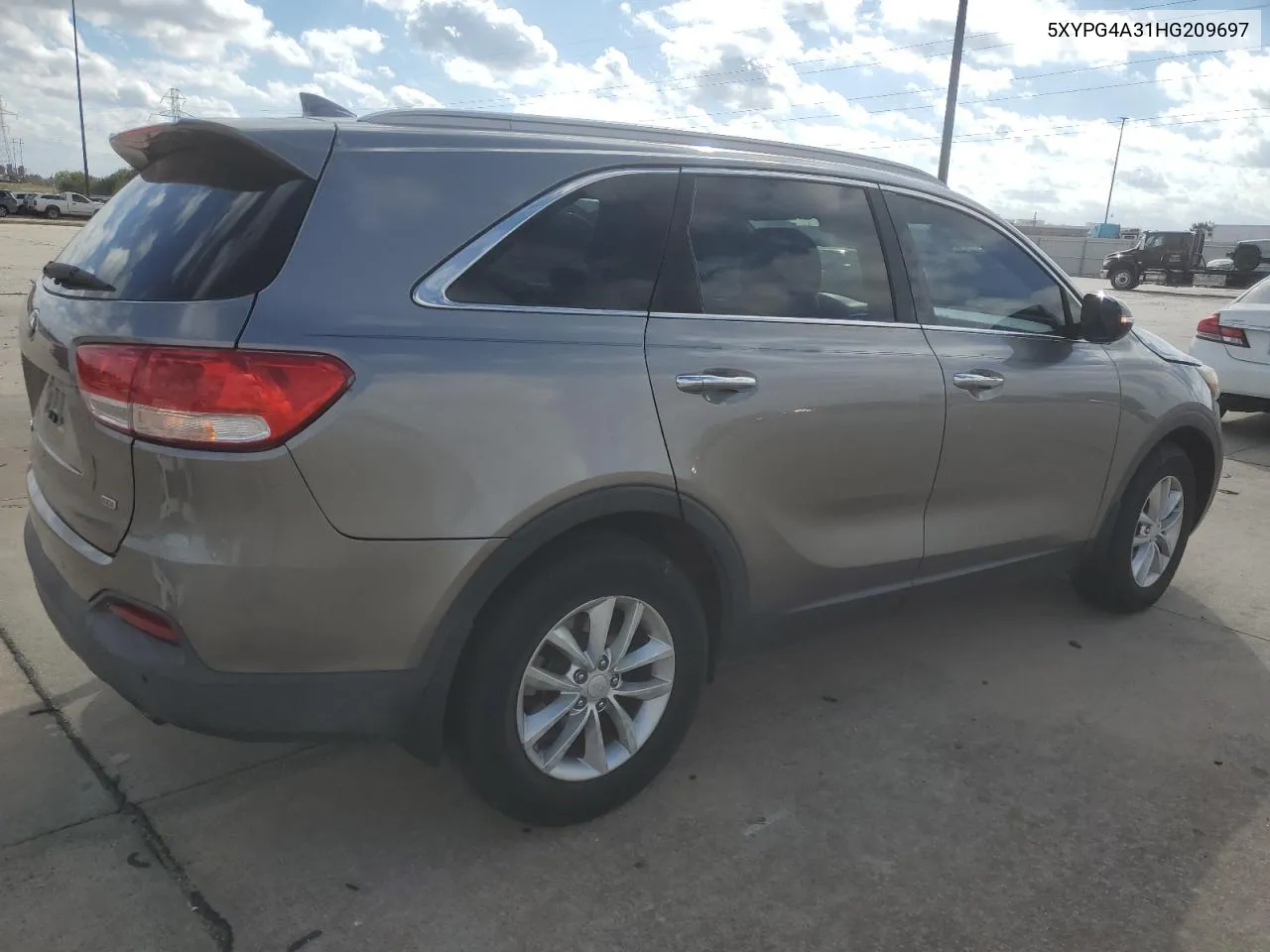 2017 Kia Sorento Lx VIN: 5XYPG4A31HG209697 Lot: 78405404