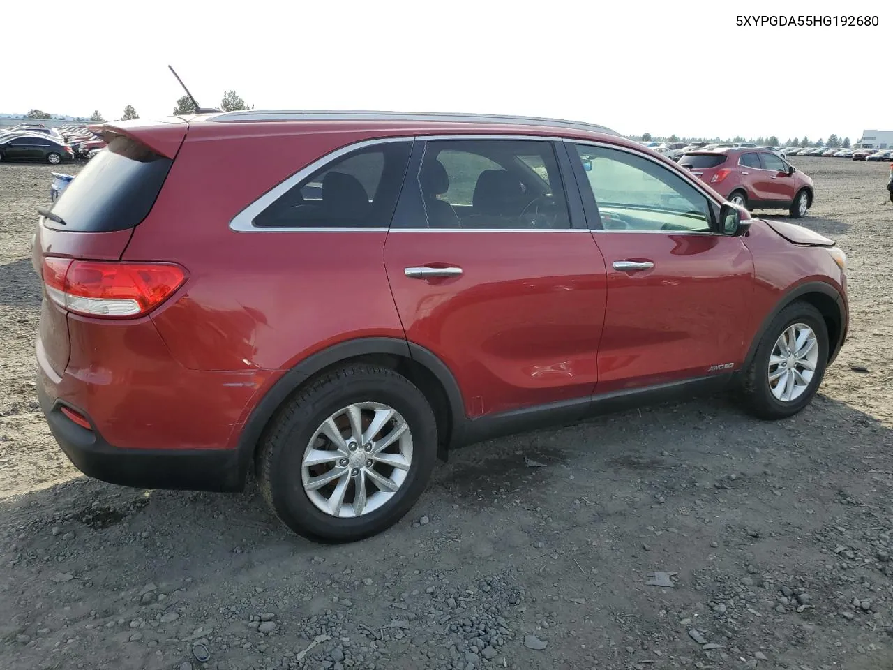 2017 Kia Sorento Lx VIN: 5XYPGDA55HG192680 Lot: 78433234