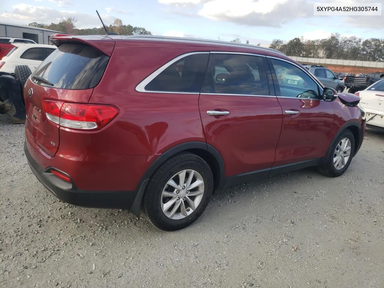 2017 Kia Sorento Lx VIN: 5XYPG4A52HG305744 Lot: 78628964