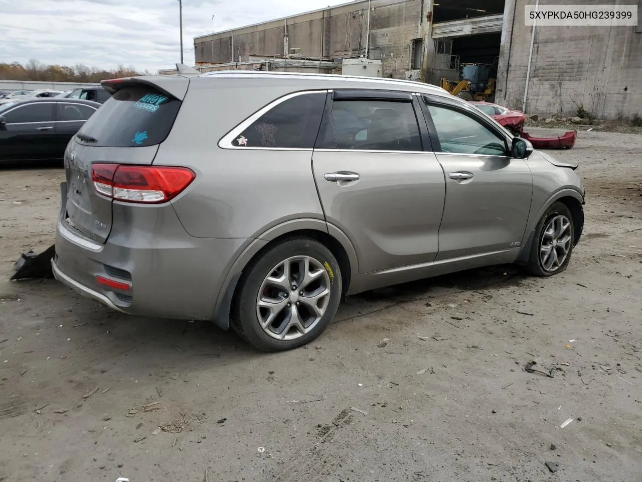 2017 Kia Sorento Sx VIN: 5XYPKDA50HG239399 Lot: 78726554