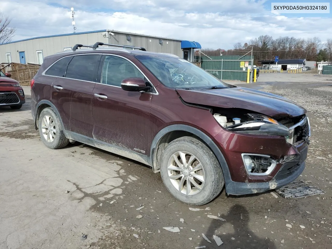 2017 Kia Sorento Lx VIN: 5XYPGDA50HG324180 Lot: 79088544