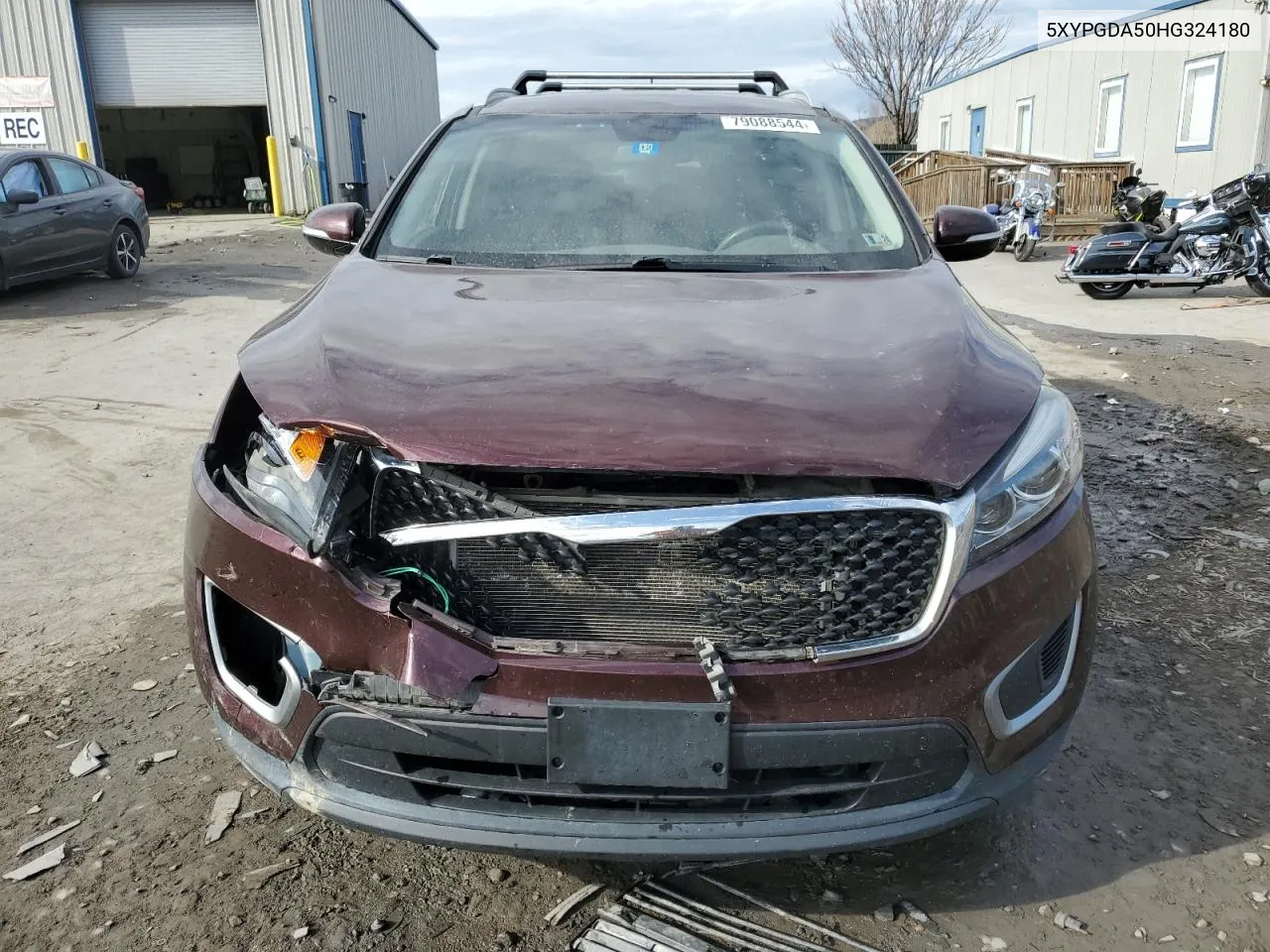 2017 Kia Sorento Lx VIN: 5XYPGDA50HG324180 Lot: 79088544