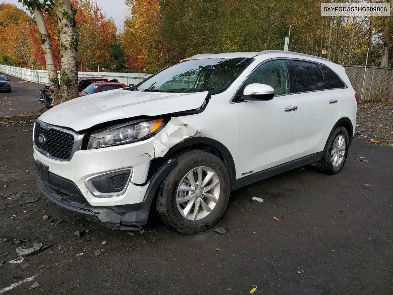 2017 Kia Sorento Lx VIN: 5XYPGDA53HG309866 Lot: 79344674