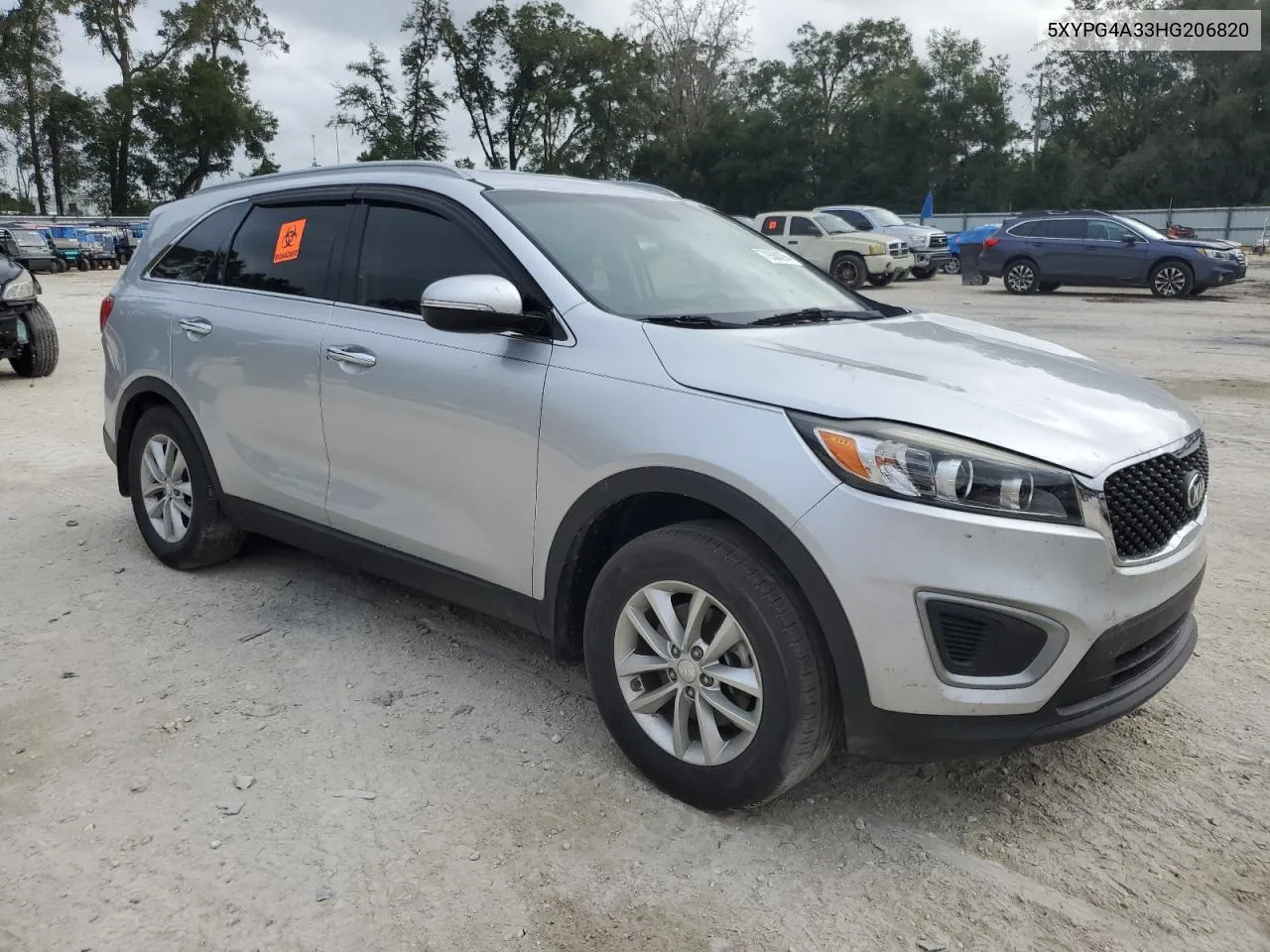 2017 Kia Sorento Lx VIN: 5XYPG4A33HG206820 Lot: 79360294