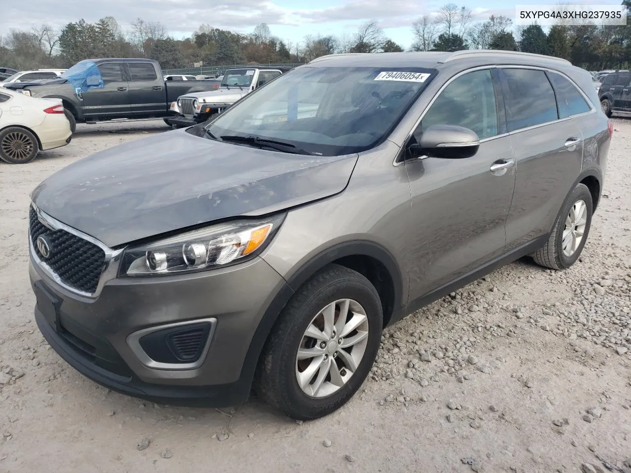 2017 Kia Sorento Lx VIN: 5XYPG4A3XHG237935 Lot: 79406054