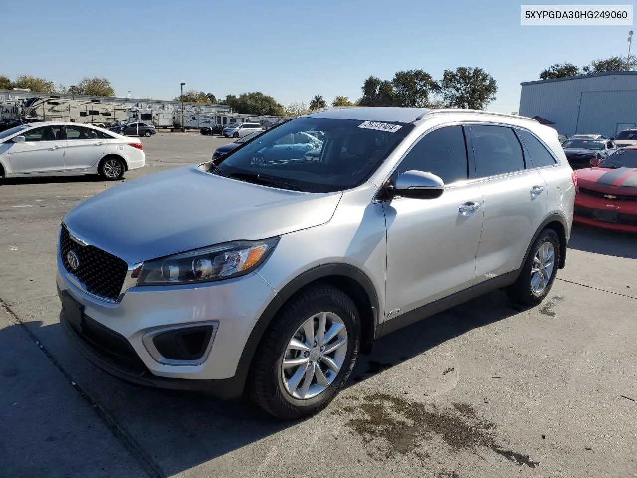 2017 Kia Sorento Lx VIN: 5XYPGDA30HG249060 Lot: 79741404