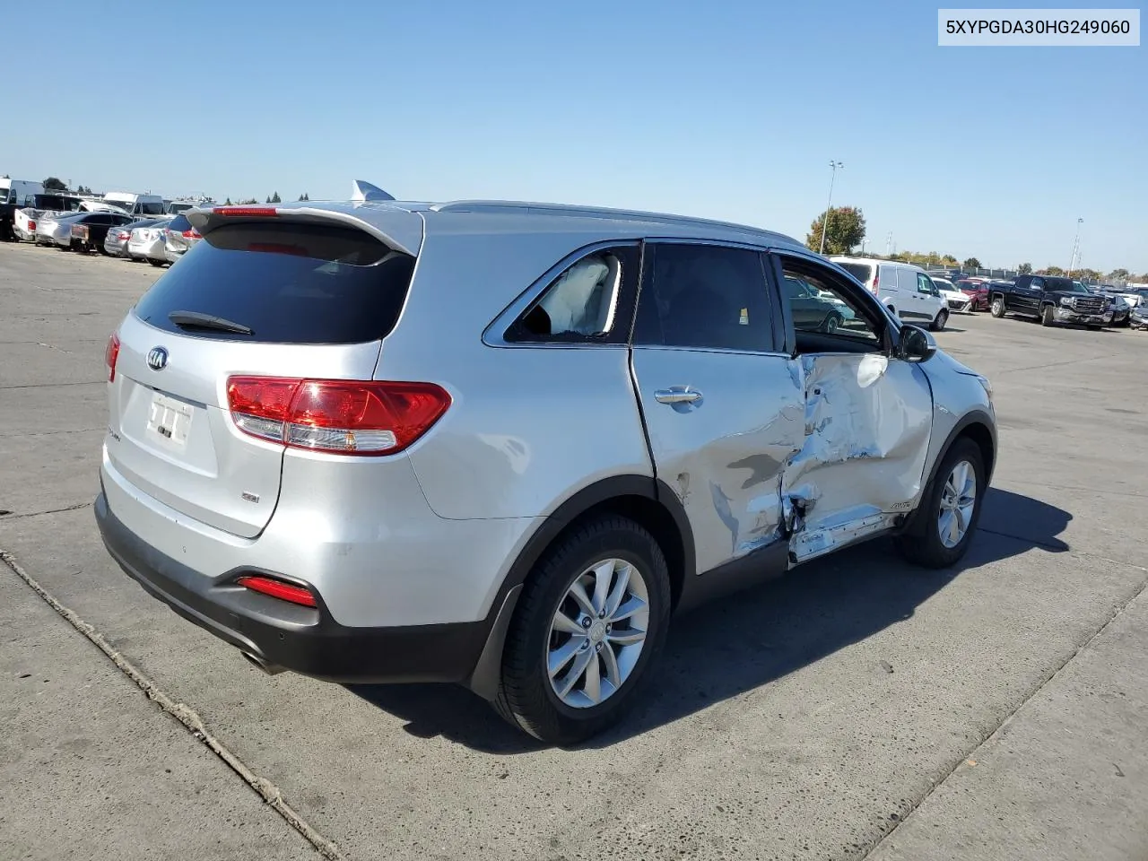 2017 Kia Sorento Lx VIN: 5XYPGDA30HG249060 Lot: 79741404