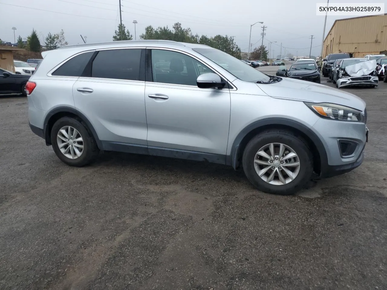 2017 Kia Sorento Lx VIN: 5XYPG4A33HG258979 Lot: 80023624