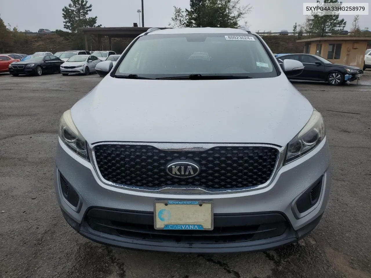 2017 Kia Sorento Lx VIN: 5XYPG4A33HG258979 Lot: 80023624