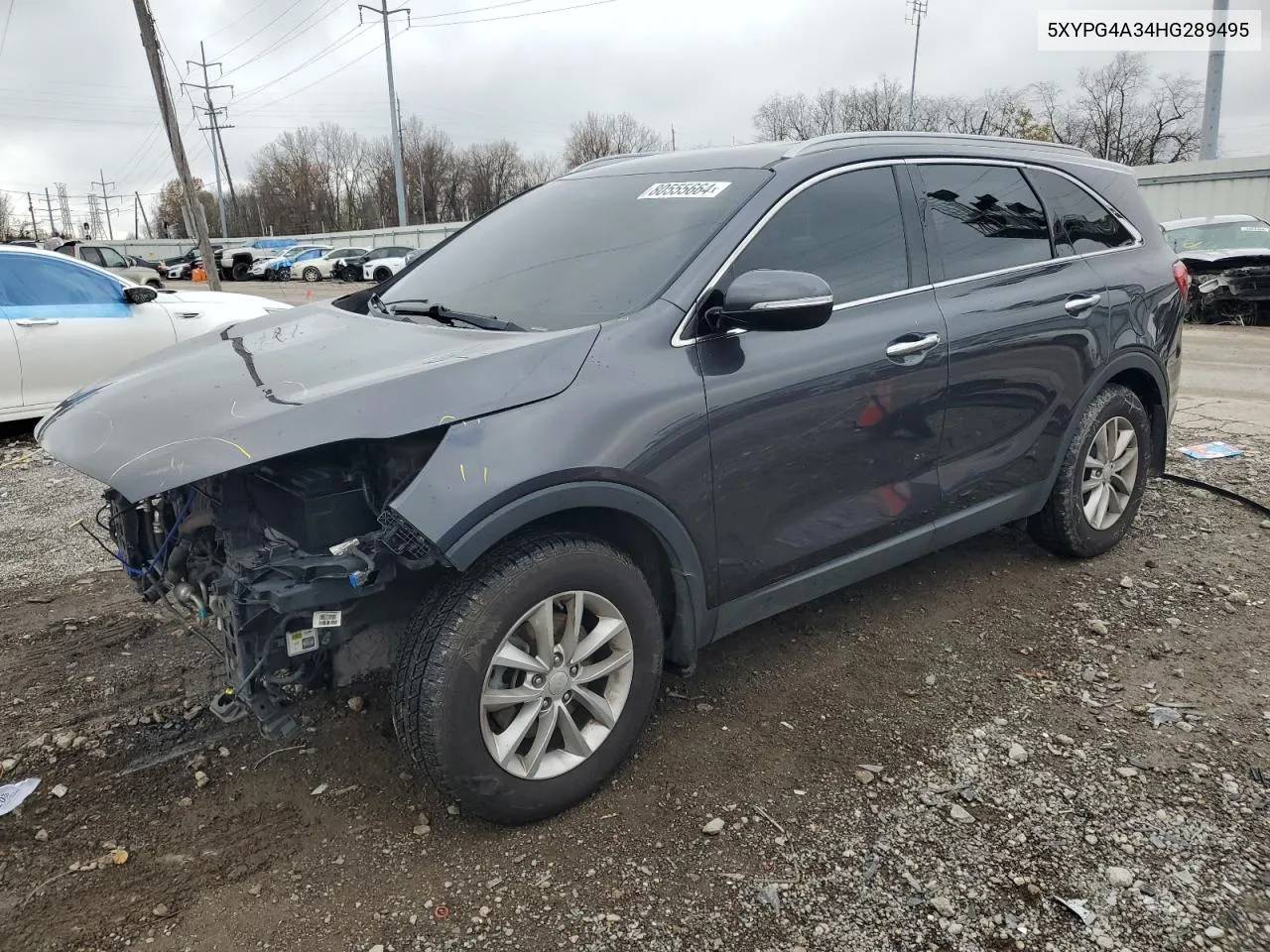 2017 Kia Sorento Lx VIN: 5XYPG4A34HG289495 Lot: 80555664