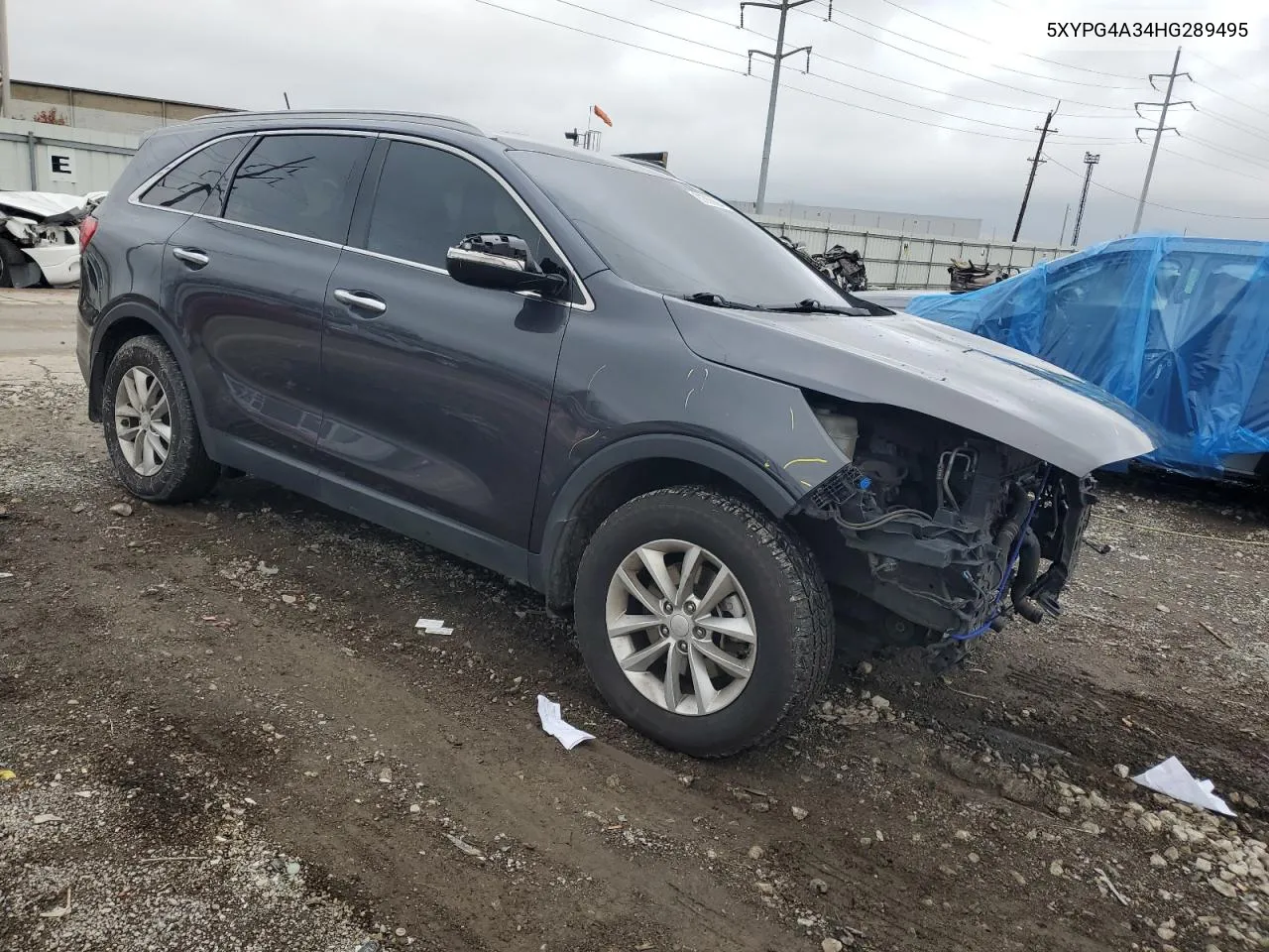 2017 Kia Sorento Lx VIN: 5XYPG4A34HG289495 Lot: 80555664