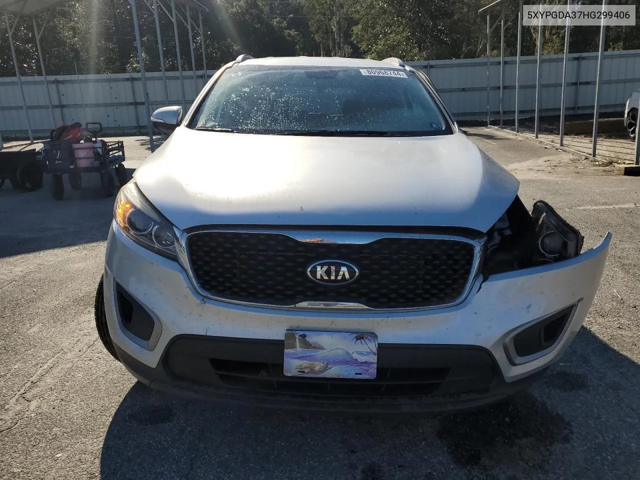 2017 Kia Sorento Lx VIN: 5XYPGDA37HG299406 Lot: 80968744