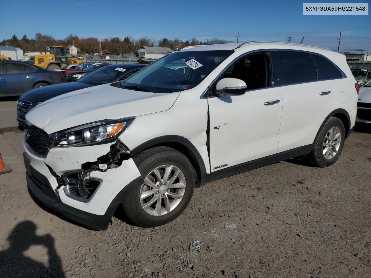 2017 Kia Sorento Lx VIN: 5XYPGDA59HG221548 Lot: 81032114