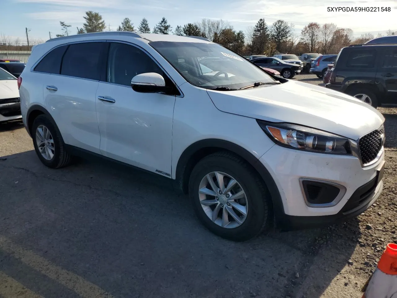 2017 Kia Sorento Lx VIN: 5XYPGDA59HG221548 Lot: 81032114