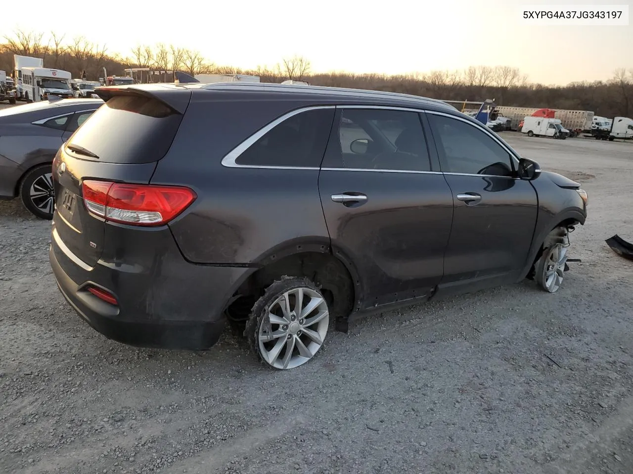 2018 Kia Sorento Lx VIN: 5XYPG4A37JG343197 Lot: 47165084