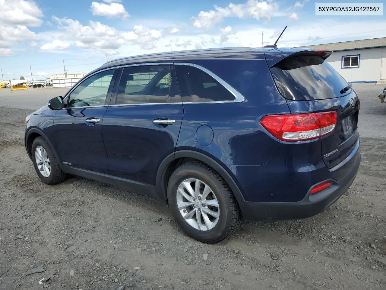 2018 Kia Sorento Lx VIN: 5XYPGDA52JG422567 Lot: 55483804