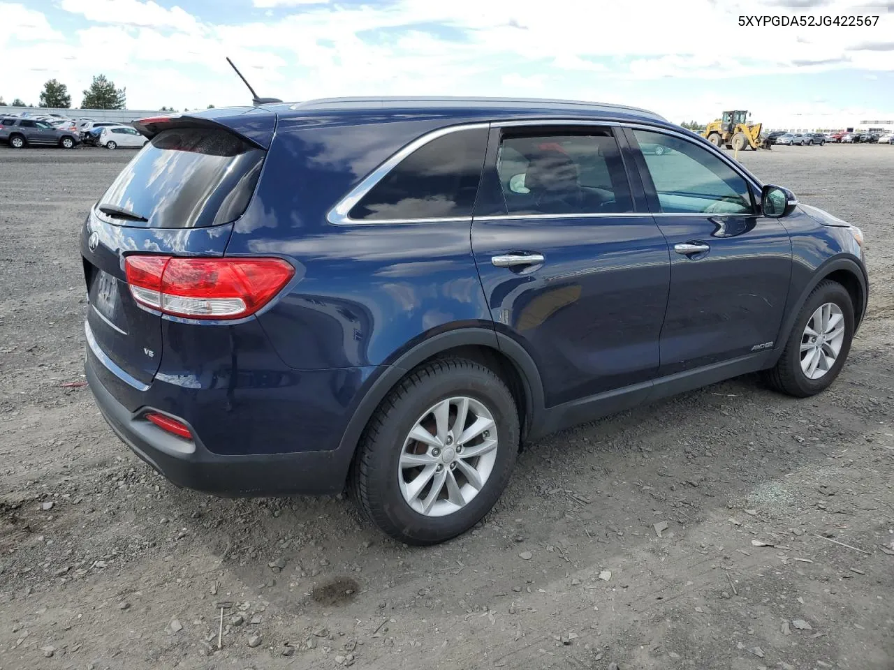 5XYPGDA52JG422567 2018 Kia Sorento Lx