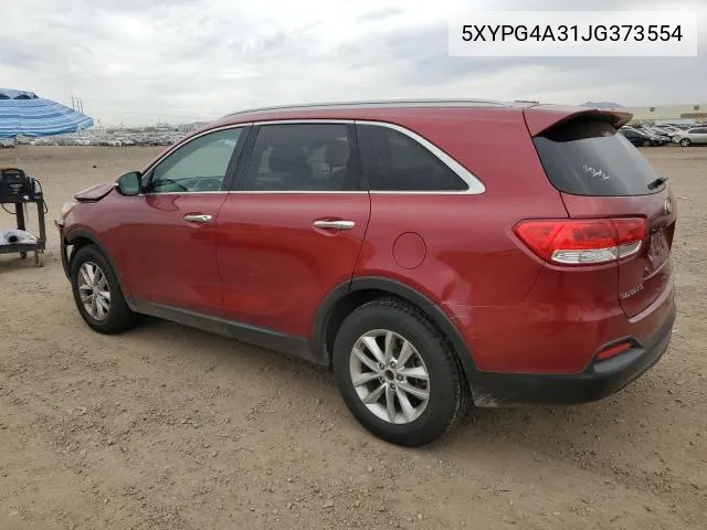 2018 Kia Sorento Lx VIN: 5XYPG4A31JG373554 Lot: 57515154