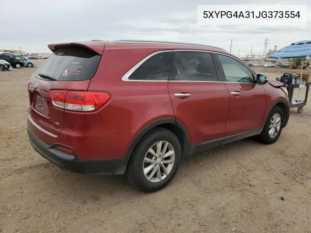 5XYPG4A31JG373554 2018 Kia Sorento Lx