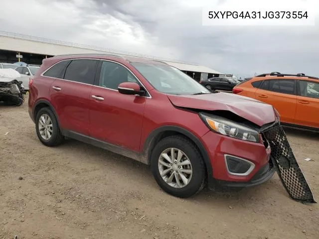 2018 Kia Sorento Lx VIN: 5XYPG4A31JG373554 Lot: 57515154