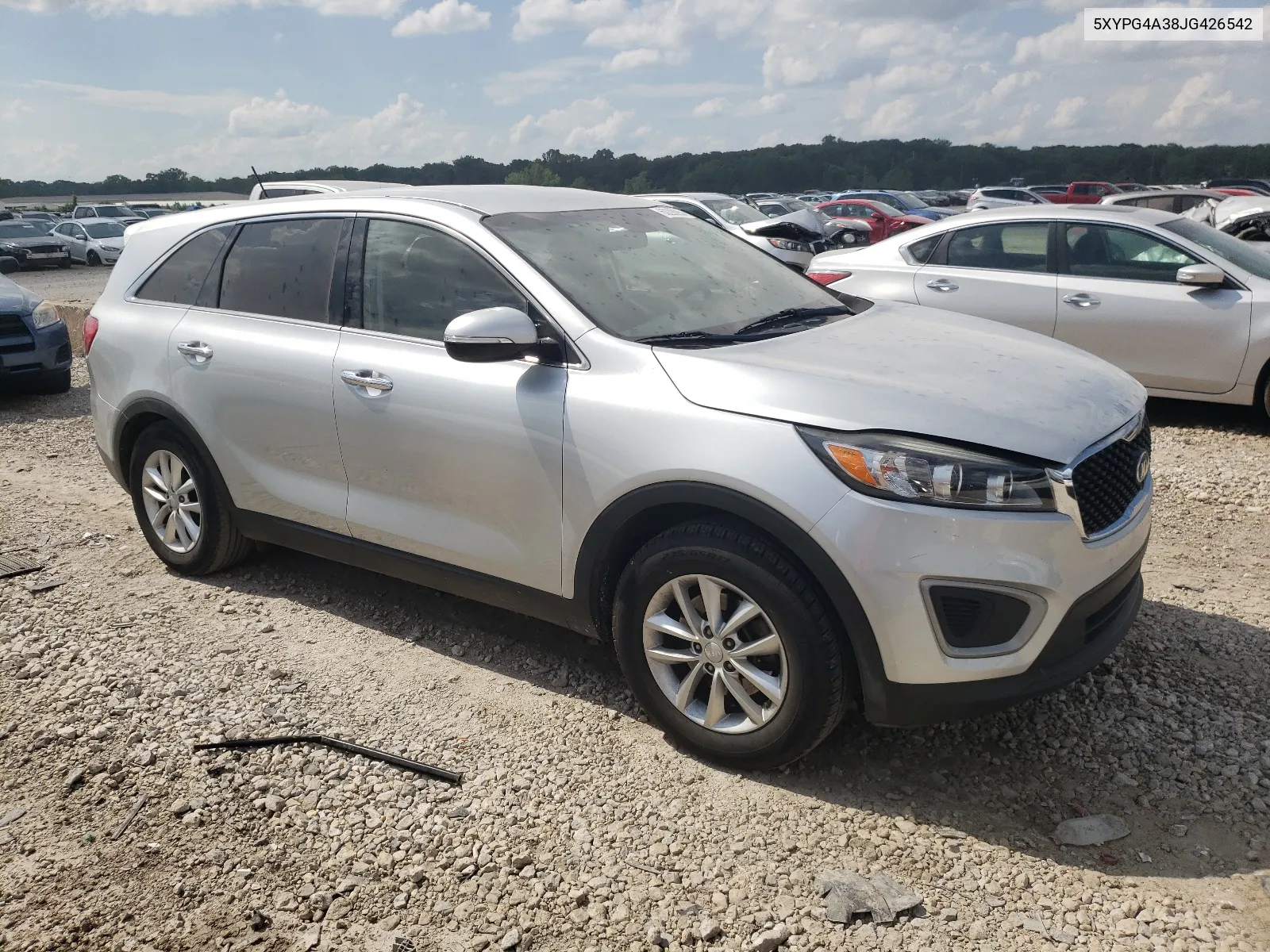 2018 Kia Sorento Lx VIN: 5XYPG4A38JG426542 Lot: 60290954