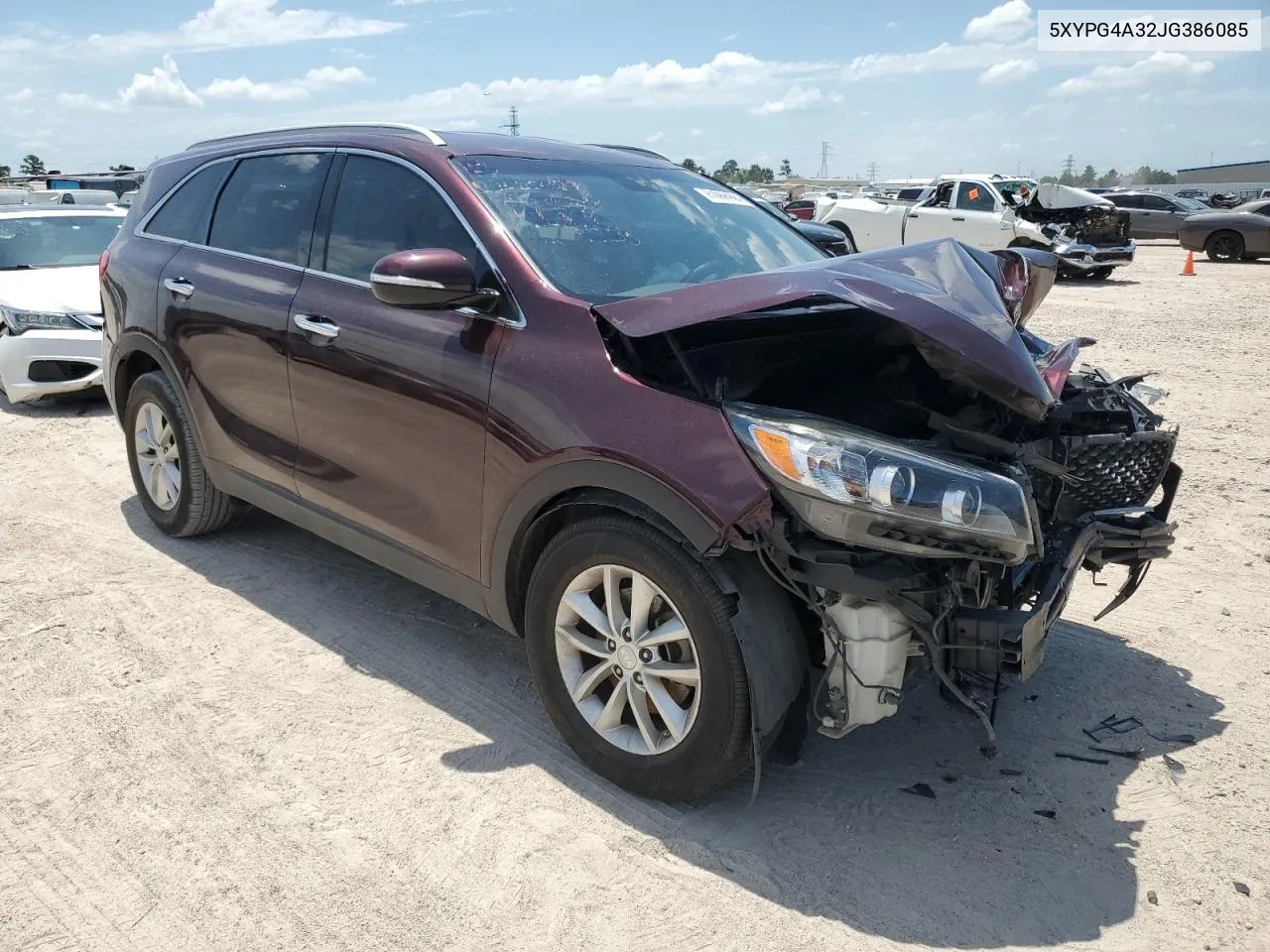 2018 Kia Sorento Lx VIN: 5XYPG4A32JG386085 Lot: 61066994