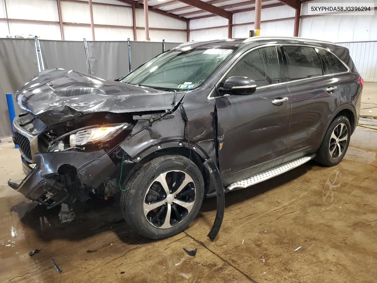 2018 Kia Sorento Ex VIN: 5XYPHDA58JG396294 Lot: 63444104