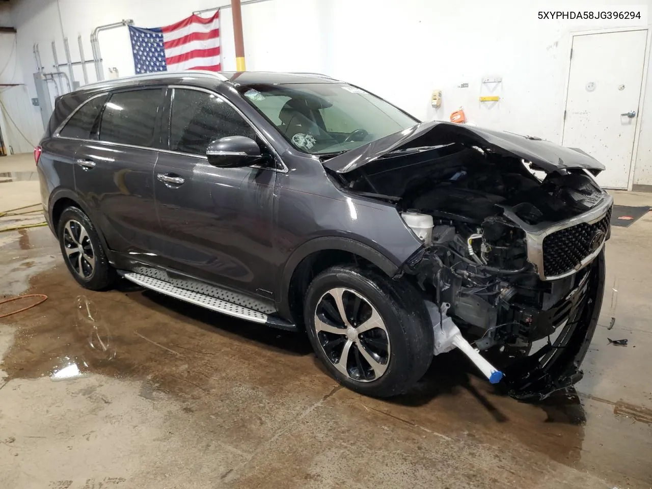 2018 Kia Sorento Ex VIN: 5XYPHDA58JG396294 Lot: 63444104