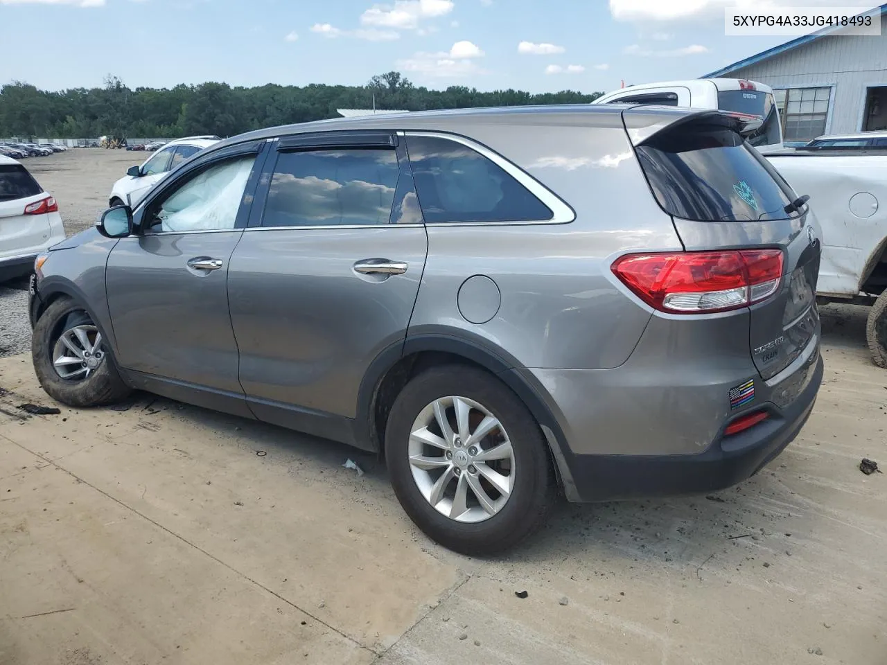 2018 Kia Sorento Lx VIN: 5XYPG4A33JG418493 Lot: 63516394