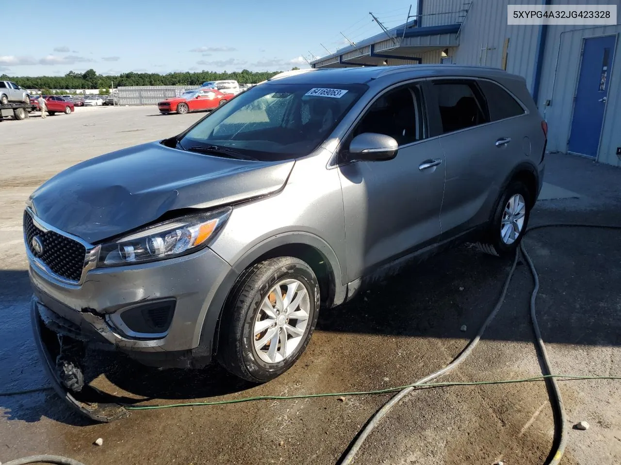 2018 Kia Sorento Lx VIN: 5XYPG4A32JG423328 Lot: 64169063