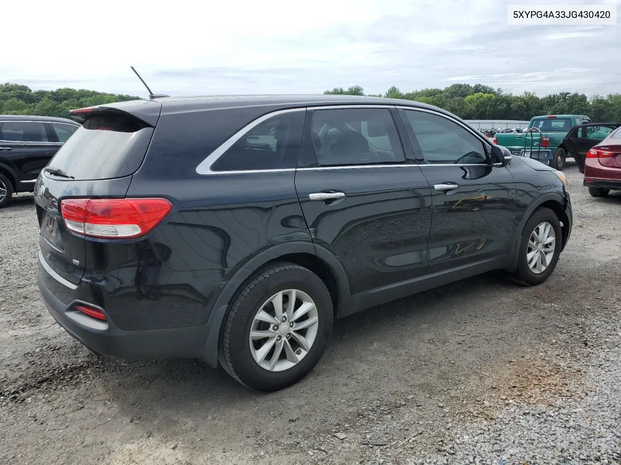 2018 Kia Sorento Lx VIN: 5XYPG4A33JG430420 Lot: 64442824