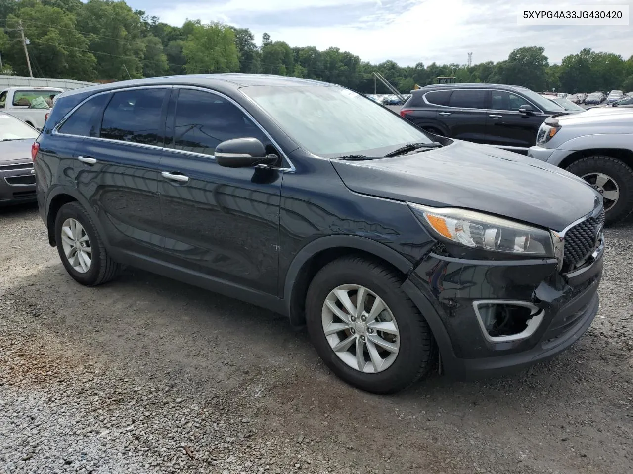 2018 Kia Sorento Lx VIN: 5XYPG4A33JG430420 Lot: 64442824