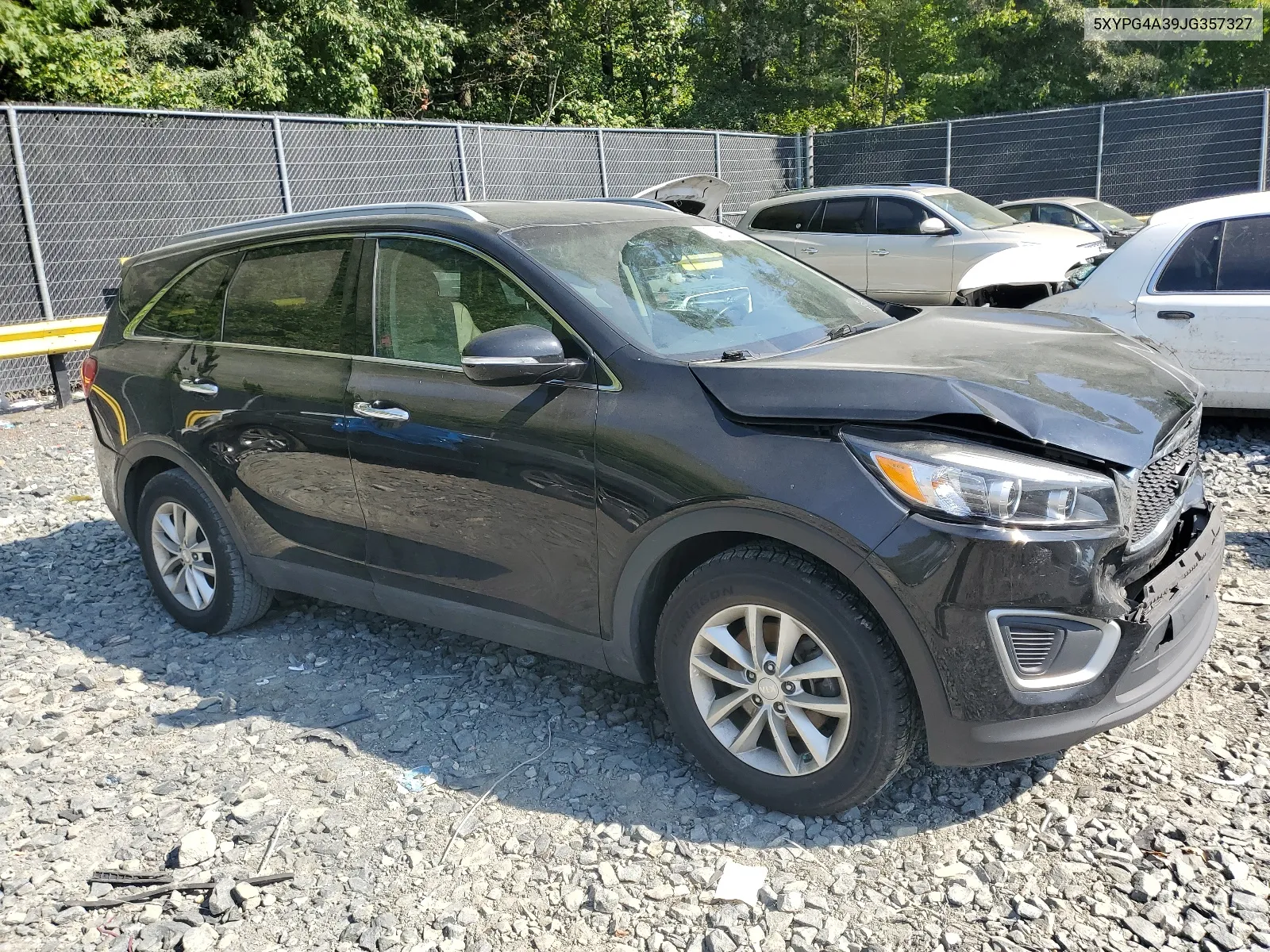 2018 Kia Sorento Lx VIN: 5XYPG4A39JG357327 Lot: 65551074