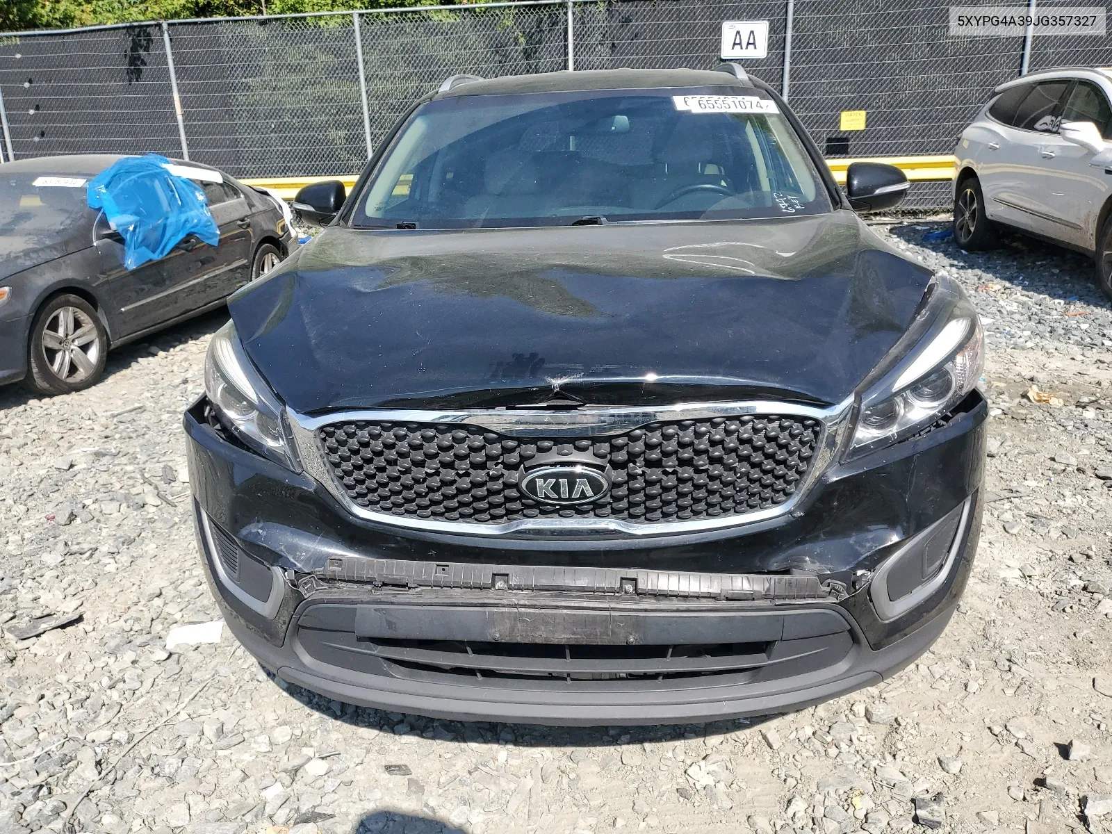 2018 Kia Sorento Lx VIN: 5XYPG4A39JG357327 Lot: 65551074