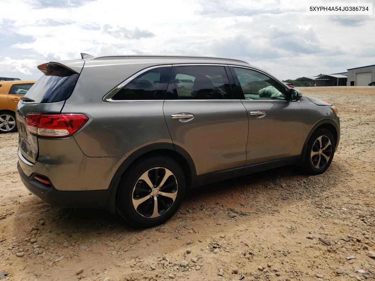 2018 Kia Sorento Ex VIN: 5XYPH4A54JG386734 Lot: 66959064