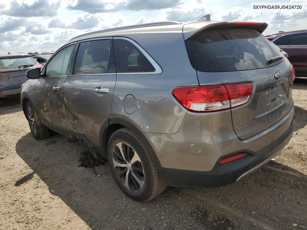 5XYPHDA59JG424720 2018 Kia Sorento Ex