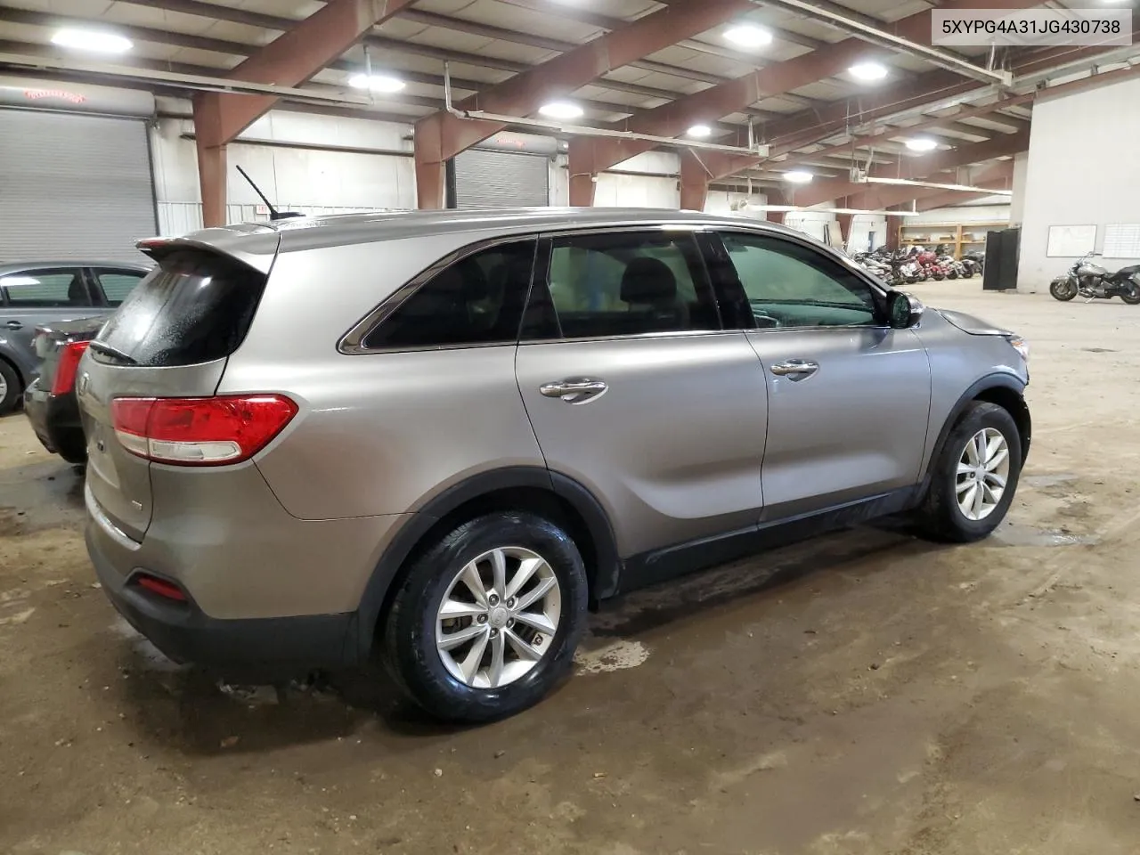 2018 Kia Sorento Lx VIN: 5XYPG4A31JG430738 Lot: 68381503