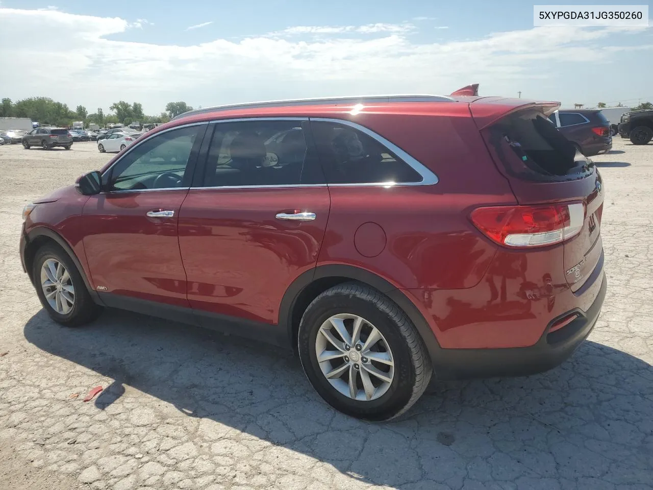 2018 Kia Sorento Lx VIN: 5XYPGDA31JG350260 Lot: 69065034