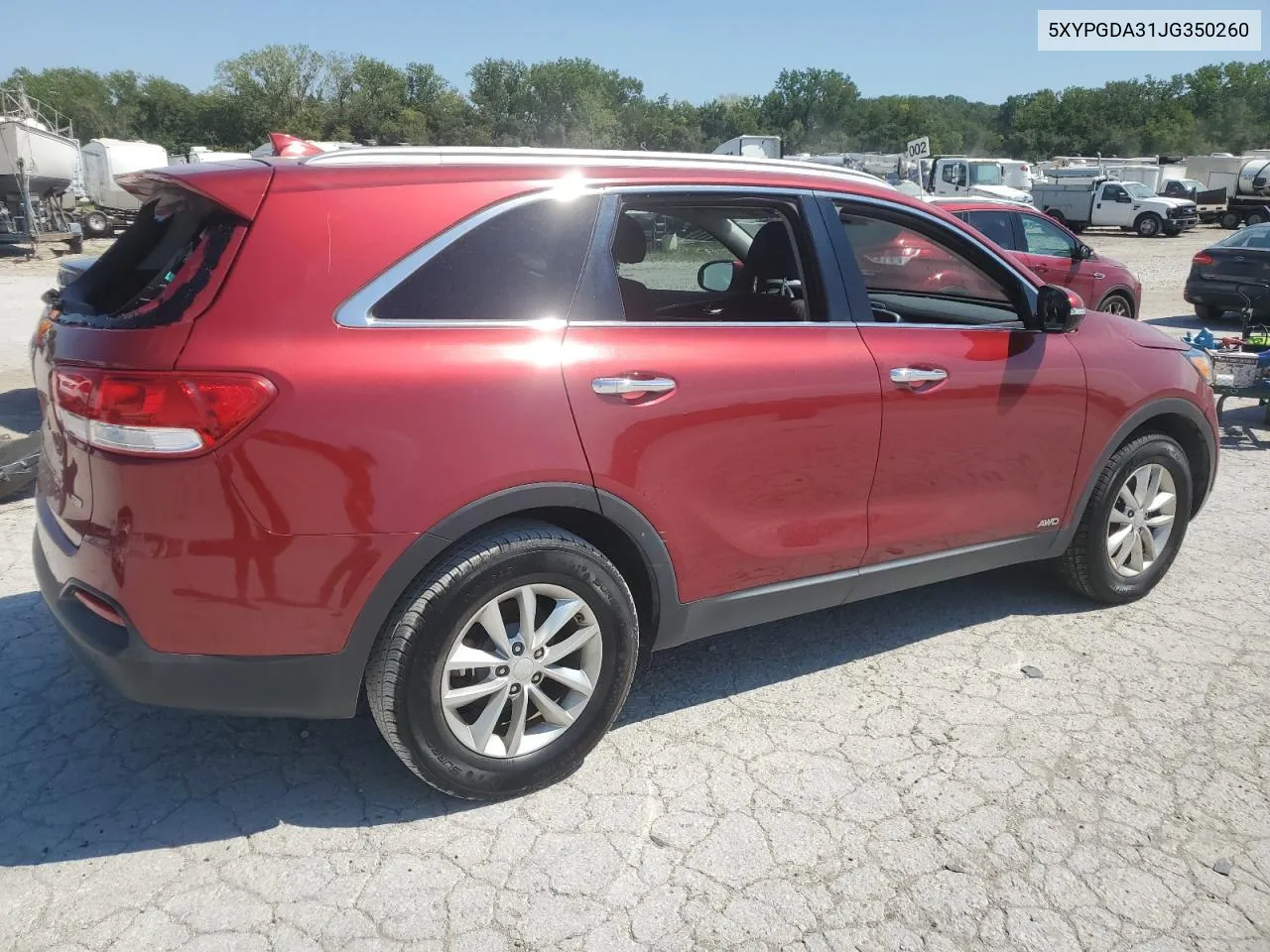 2018 Kia Sorento Lx VIN: 5XYPGDA31JG350260 Lot: 69065034