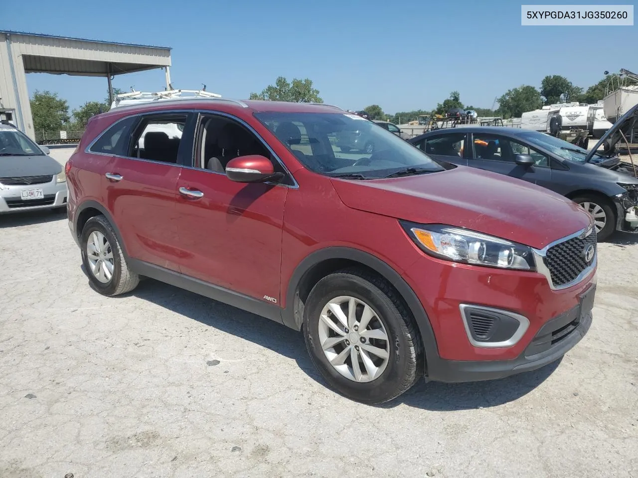 5XYPGDA31JG350260 2018 Kia Sorento Lx