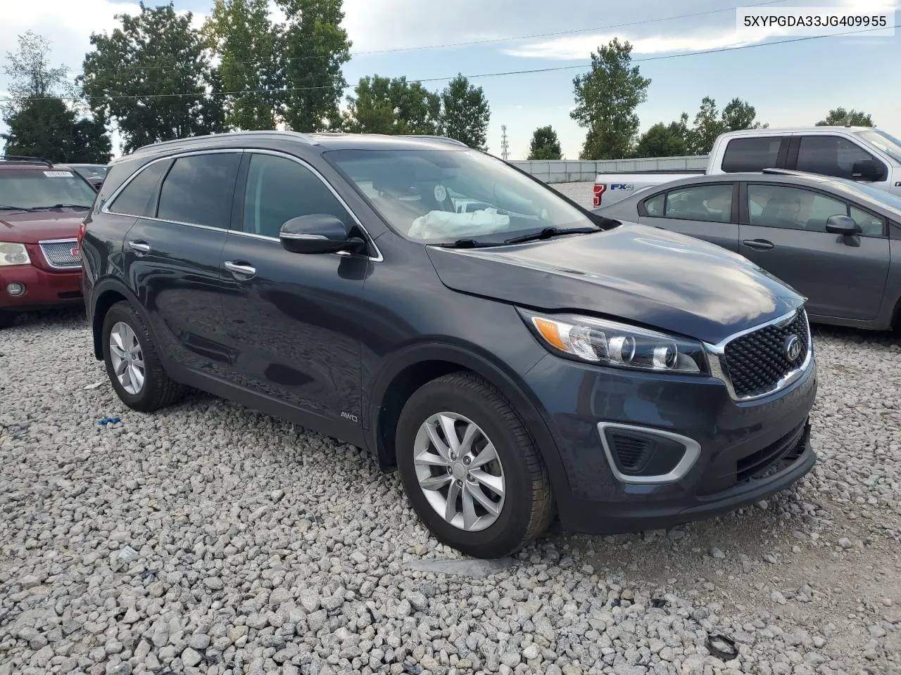 2018 Kia Sorento Lx VIN: 5XYPGDA33JG409955 Lot: 69201334