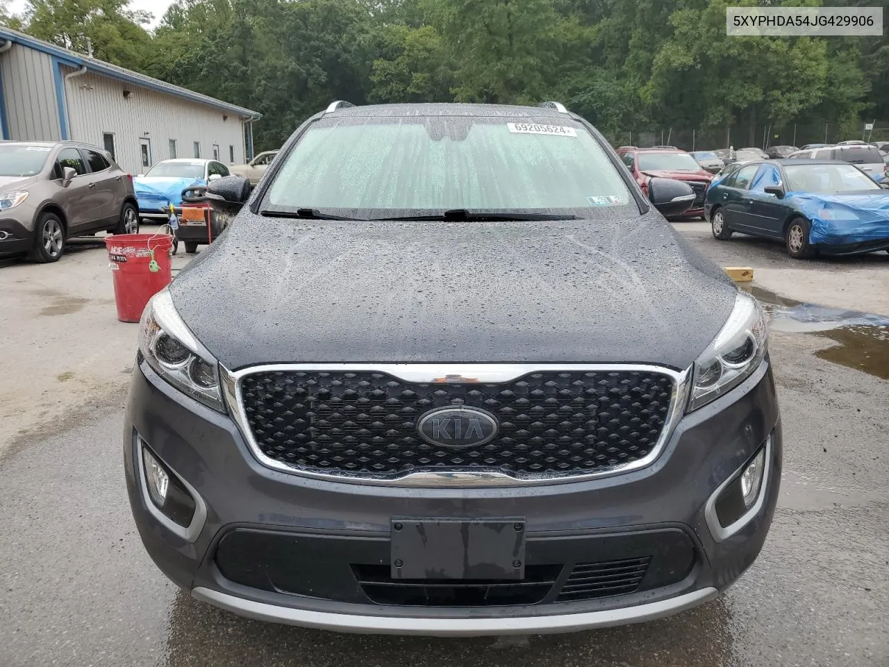 2018 Kia Sorento Ex VIN: 5XYPHDA54JG429906 Lot: 69205624