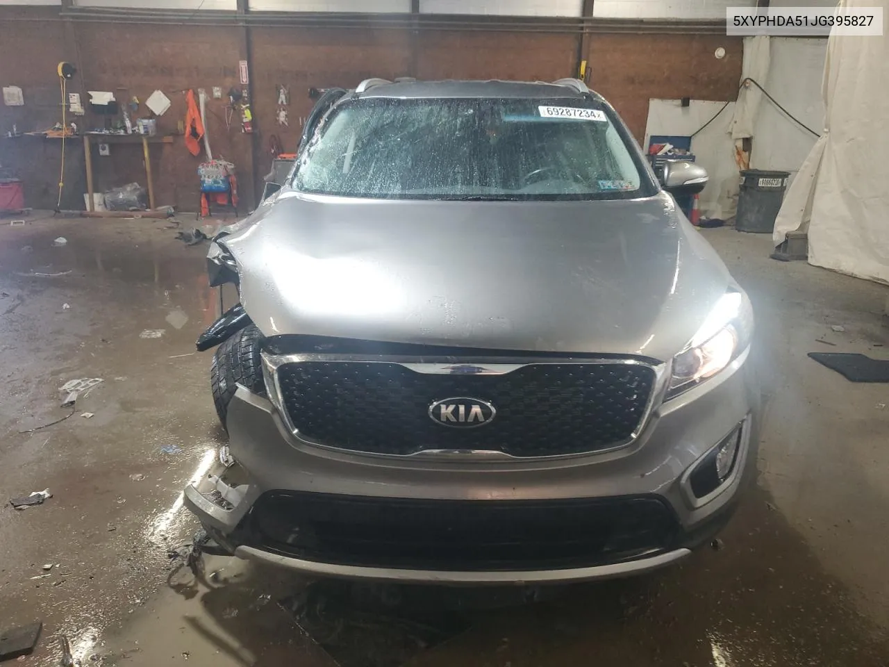 2018 Kia Sorento Ex VIN: 5XYPHDA51JG395827 Lot: 69287234