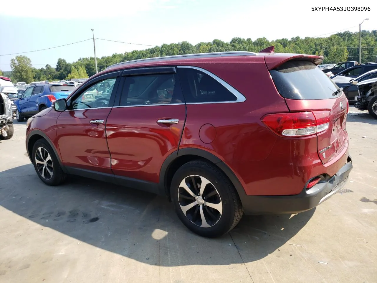 2018 Kia Sorento Ex VIN: 5XYPH4A53JG398096 Lot: 69464054