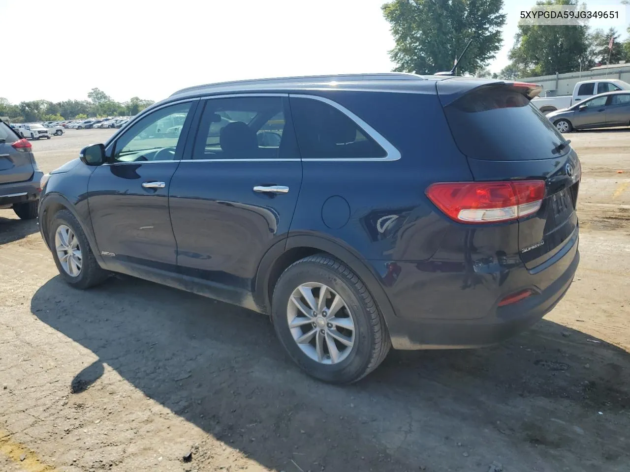 5XYPGDA59JG349651 2018 Kia Sorento Lx