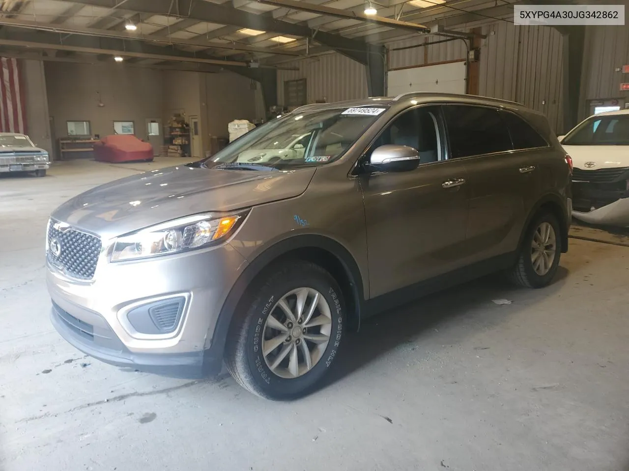 2018 Kia Sorento Lx VIN: 5XYPG4A30JG342862 Lot: 69749524